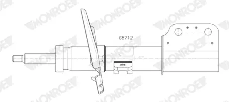 Амортизатор газомасляний Monroe G8712
