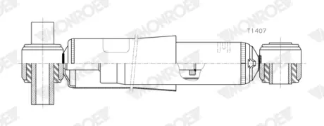 Масляный амортизатор monroe T1407