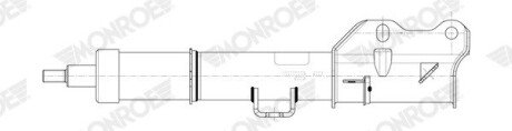 Амортизатор газомасляний monroe G8820