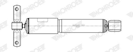 Задний амортизатор (стойка) monroe G2257 на Пежо Ріфтер