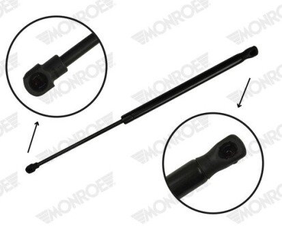 PEUGEOT Газовий амортизатор багажника 420 Н 208 II 1.2-1.6 19- monroe ML6511 на Пежо 208