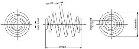 Задня пружина monroe SP0427