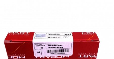 Поршневые кольца mopart 02402200
