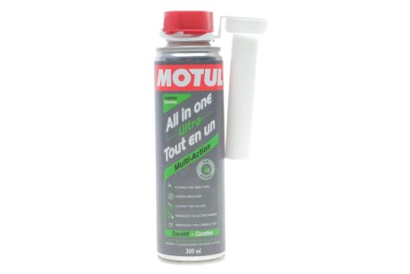 Очищувач паливної системи бензинових двигунів All In One Ultra Gasoline 300ml motul 103101 на Тойота Ленд крузер прадо 90
