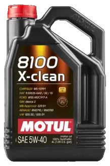 Олива моторна 8100 X-Clean 5W40 motul 104720