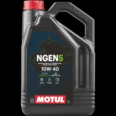 Олива моторна NGEN 5 4T 10W-40 4л motul 111830