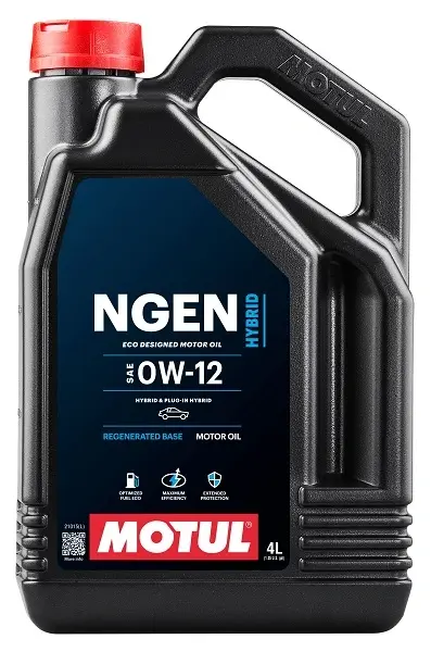 Олива моторна 0W-12 4L Ngen Hybrid motul 111885