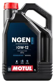 Олива моторна 0W-12 4L Ngen Hybrid motul 111885