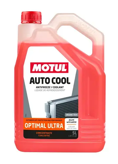 MOTUL 5л Антифриз червоний конц. G12+ AUTO COOL OPTIMAL ULTRA Motul 112630 (фото 1)