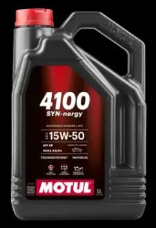 Масло двигателя 4100 SYN-Nergy 15W-50 5L motul 113163