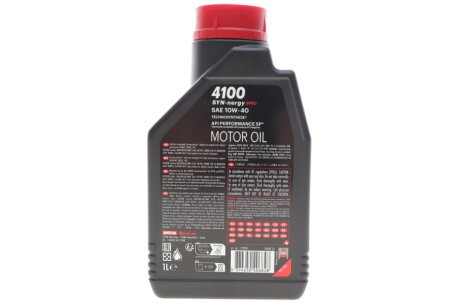 Олива моторна 4100 Syn-nergy Spec 10W40 1L motul 387701