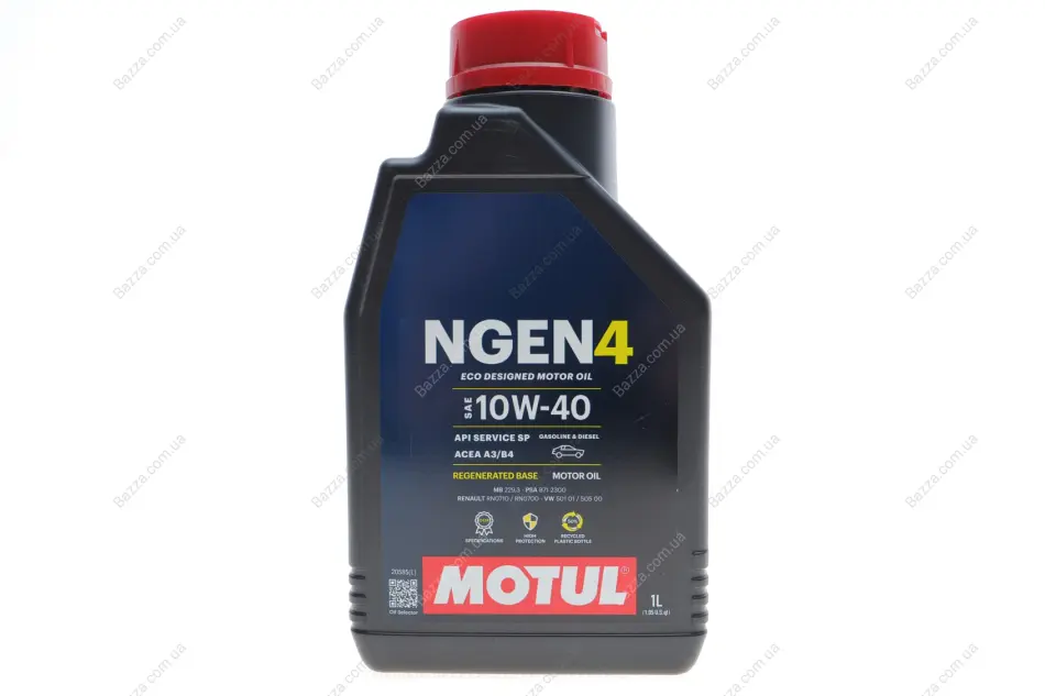 Олива моторна синтетична д/авто MOTUL NGEN 4 10W40 1L motul 387801