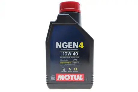 Олива моторна синтетична д/авто MOTUL NGEN 4 10W40 1L motul 387801