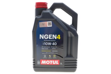 Олива моторна синтетична д/авто NGEN 4 10W40 5L motul 387806 на Ситроен С4 гранд пикассо 2