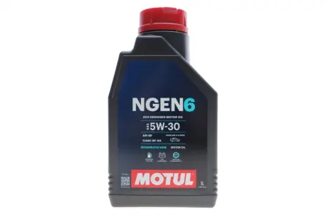 Олива моторна синтетична д/авто MOTUL NGEN 6 5W30 1L motul 839811