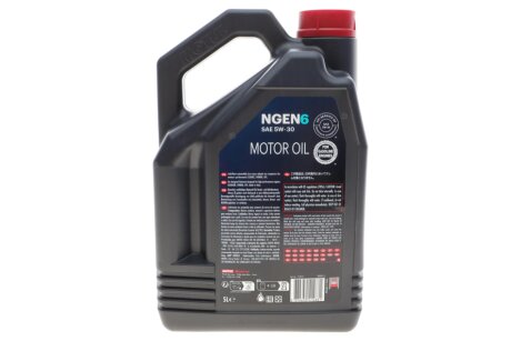 Олива моторна синтетична д/авто NGEN 6 5W30 5L motul 839851