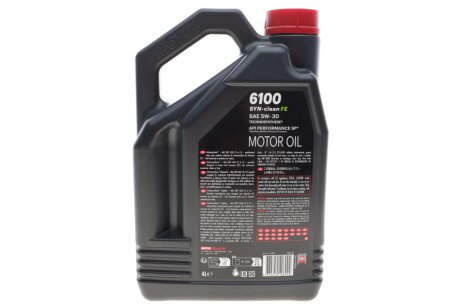 Олива моторна 6100 Syn-clean FE 5W30 4L motul 841750