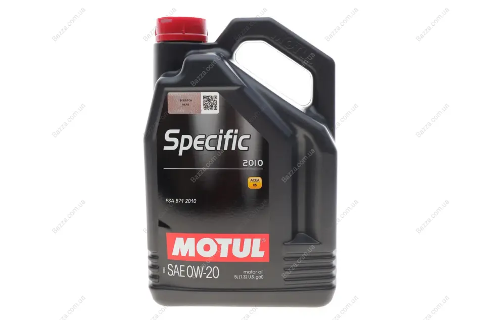 Олива моторна 100% синтетична д/авто /Specific 2010 SAE 0W20 (5L)/112791 motul 867651