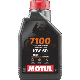 7100 масло 4T 10W60 (1л) 100% синтетика (845511) motul 104100
