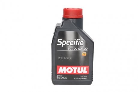 Масло моторное Specific 504.00 - 507.00 0W-30 (1 л) motul 838611