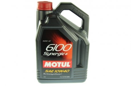 Масло моторное 6100 Synergie+ 10W-40 (5 л) motul 839451