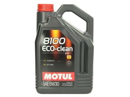 Масло моторное 8100 Eco-Clean 5W-30 (5 л) motul 841551