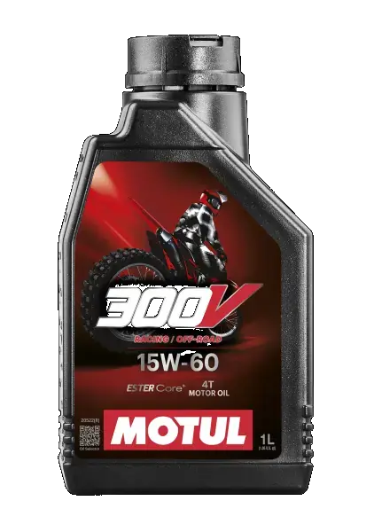 Масло для 4-х тактных двигателей 300V 4T Factory Line Off Road 15W-60 1L motul 104137