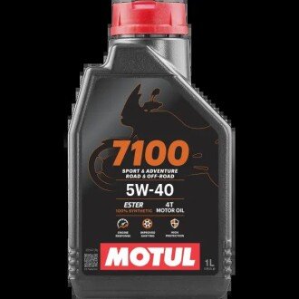 Масло для 4-х тактных двигателей 7100 4T 5W-40 1L motul 104086