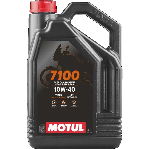 Масло для 4-х тактных двигателей, MOTUL 7100 4T 10W-40 4L motul 104092