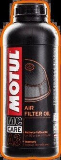 Масло для воздушного фильтра, A3 Air Filter Oil 1L motul 108588