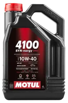 Масло двигателя 4100 SYN-Nergy SPEC 10W-40 4L motul 112891