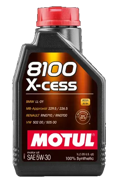 Масло двигателя 8100 X-Cess 5W-30 1L motul 108944