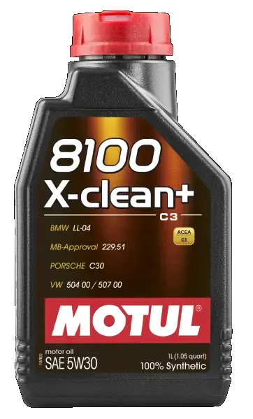 Масло двигателя 8100 X-clean+ 5W-30 1L motul 106376