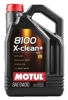 Масло двигателя 8100 X-clean+ 5W-30 5L motul 106377