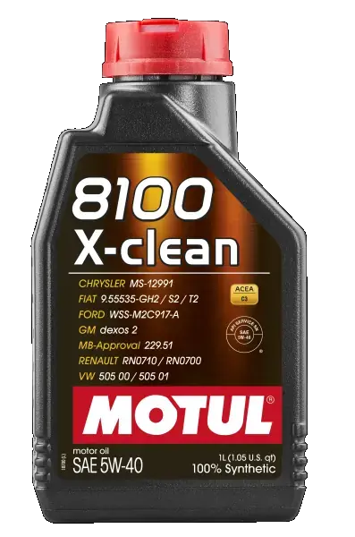 Масло двигателя 8100 X-clean C3 5W-40 1L motul 102786