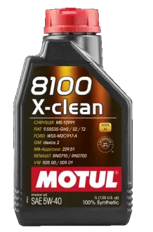 Масло двигателя 8100 X-clean C3 5W-40 1L motul 102786