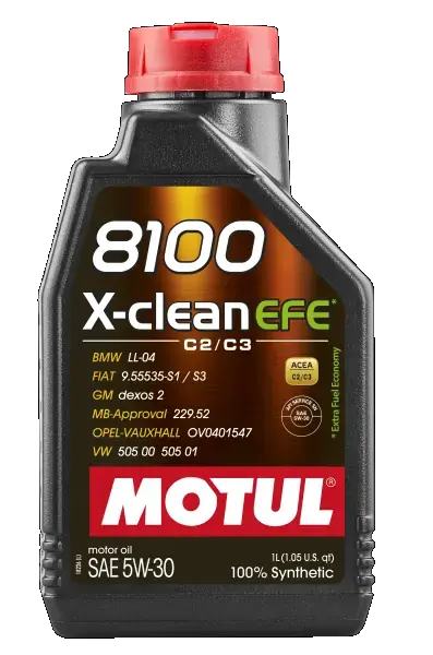 Масло двигателя 8100 X-clean EFE 5W-30 1L Motul 109470 (фото 1)