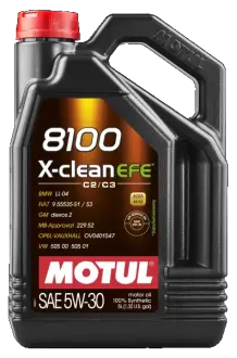 Масло двигателя 8100 X-clean EFE 5W-30 5L motul 109471