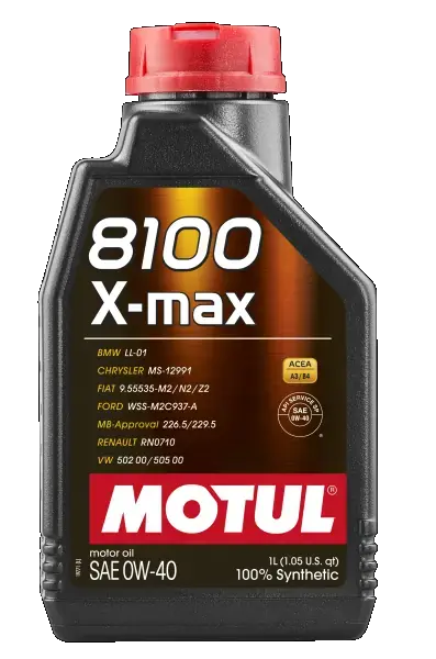 Масло двигателя 8100 X-max 0W-40 1L motul 104531
