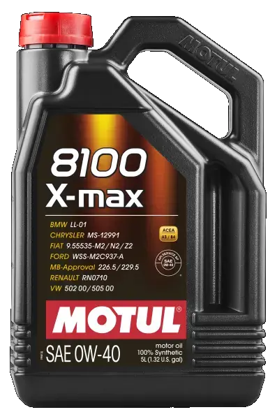 Масло двигателя 8100 X-max 0W-40 5L Motul 104533 (фото 1)