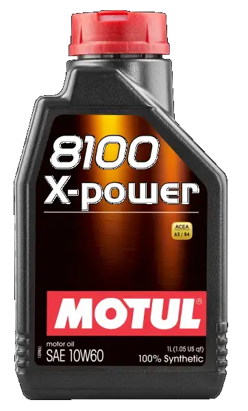Масло двигателя 8100 X-Power 10W-60 1L Motul 106142 (фото 1)