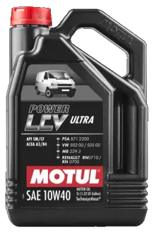 Масло двигателя Power LCV Ultra 10W-40 5L motul 106156