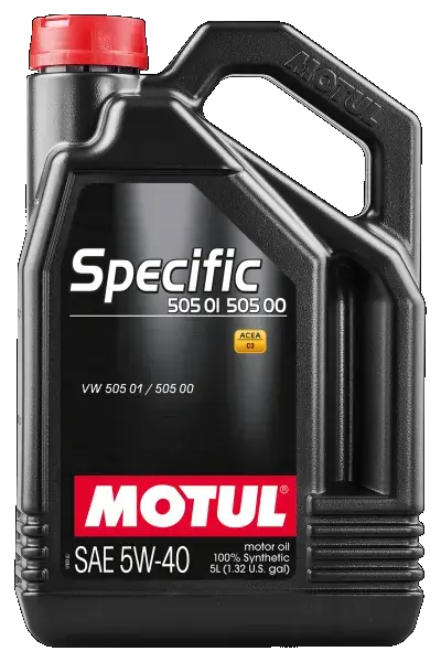 Масло двигателя Specific 505 01 5W-40 5L motul 101575