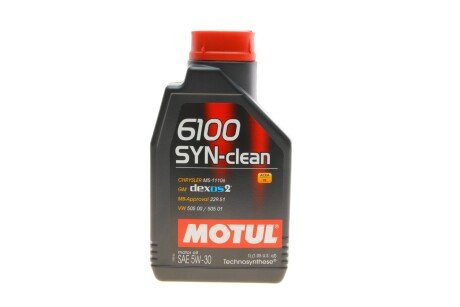 Масло моторное 6100 Syn-Clean 5W-30 (1 л) motul 814211