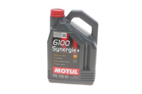 Масло моторное 6100 Synergie+ 10W-40 (4 л) motul 839441