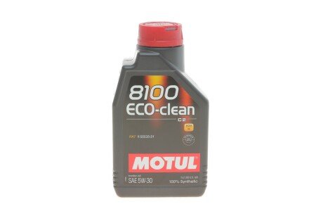 Масло моторное 8100 Eco-Clean 5W-30 (1 л) motul 841511