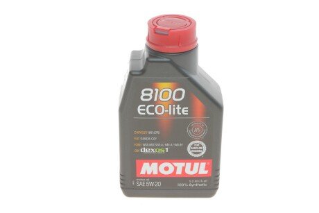 Масло моторное 8100 Eco-Lite 5W-20 (1 л) motul 841411