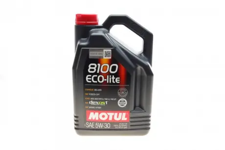 Масло моторное 8100 Eco-Lite 5W-30 (5 л) Motul 839551