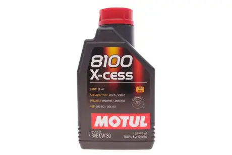 Масло моторное 8100 X-Cess 5W-30 (1 л) motul 368101