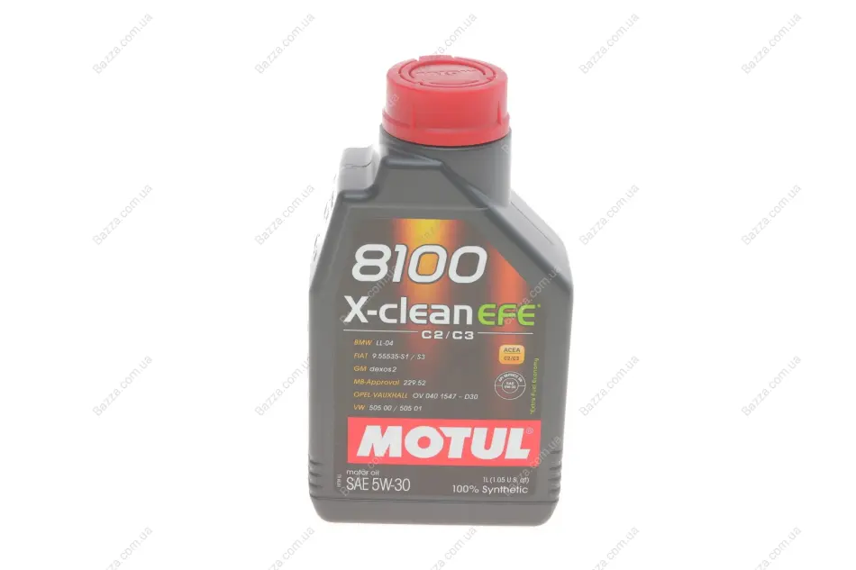 Масло моторное 8100 X-clean EFE 5W-30 (1 л) Motul 814001 (фото 1)